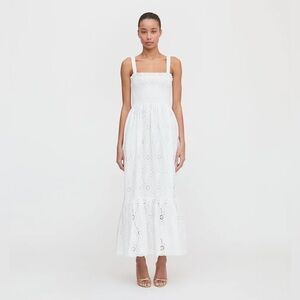 NWOT Hill House Anjuli Nap Dress - White Trellis Broderie - Small